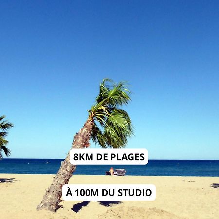 Appartement A 100M De La Plage - Terrasse & Parking Prive Le Barcarès Buitenkant foto