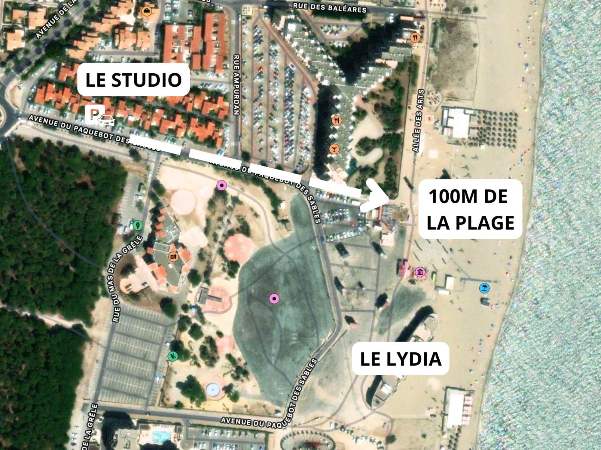 Appartement A 100M De La Plage - Terrasse & Parking Prive Le Barcarès Buitenkant foto